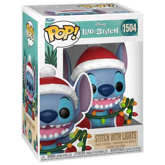 Funko Pop! Stitch with Lights (Disney: Lilo & Stitch Holiday) Funko Pop! Stitch with Lights (Disney: Lilo & Stitch Holiday)